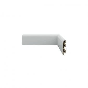 Rodapé Ecovale SuperWPC R1.MOD.BRANCO — 1,5 x 7 cm