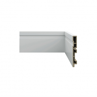 Rodapé Ecovale SuperWPC R3.MOD.BRANCO — 1,5 x 10,5 cm
