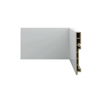 Rodapé Ecovale SuperWPC R5.MOD.BRANCO — 1,8 x 15 cm