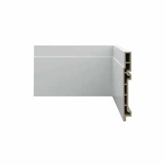 Rodapé Ecovale SuperWPC R6.MOD.BRANCO — 1,8 x 15 cm